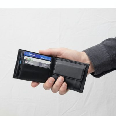 Derissa Deri Yan Model Deri Cüzdan Siyah6